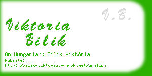 viktoria bilik business card